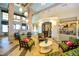 Beautifully decorated lobby with comfortable seating, stylish decor, and a welcoming atmosphere for residents and guests at 1432 Rolling Fairway Dr, Davenport, FL 33896