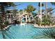 Enjoy the community pool and its fun slide feature for a relaxing and entertaining experience at 1432 Rolling Fairway Dr, Davenport, FL 33896
