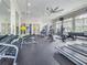 Well-equipped fitness center with modern exercise machines, weights and ample natural light at 1459 Rylee Rock Way, Kissimmee, FL 34744