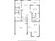Detailed floor plan showcasing the layout of the home, including room dimensions and features at 2102 Congress Ln, St Cloud, FL 34769