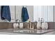 Elegant bathroom sink with modern fixtures and stylish decorative elements at 3010 Camden Way, Davenport, FL 33837