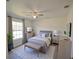 Tastefully decorated bedroom with a neutral color scheme and plenty of natural light at 41636 Outlaw Ln, Weirsdale, FL 32195