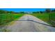 Long driveway surrounded by green grass and barbed wire fencing leads to a lovely home at 41636 Outlaw Ln, Weirsdale, FL 32195