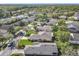 Aerial view of a community with a variety of homes, green spaces, and trees at 439 Madera Pass, Poinciana, FL 34759