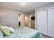 Bright and airy bedroom with a closet, offering a comfortable and organized living space at 4417 Le Reve Ct, Kissimmee, FL 34746
