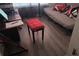 Functional bedroom with a simple furnishings and modern desk setup at 645 Captiva Cir, Kissimmee, FL 34741