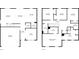 Detailed floor plans showing layout of living room, kitchen, bedrooms, baths, garage and other areas at 1246 Maplebrook Dr, Lake Alfred, FL 33850
