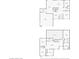 Floor plans of the house showing the layout of both the first and second floors of the home at 147 Pompei Dr, Kissimmee, FL 34758