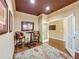Cozy dining room with a small table set for two and an inviting area rug at 2340 Palm Tree Dr, Kissimmee, FL 34759
