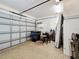 Organized garage featuring ample space for storage and parking, with epoxy flooring at 2340 Palm Tree Dr, Kissimmee, FL 34759