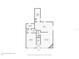 Detailed floor plan showcasing the layout of the home's first floor at 2566 Conway Gardens Rd, Orlando, FL 32806