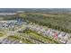 Aerial view of a residential community with lush landscaping and many amenities at 2719 River Creek Ln, St Cloud, FL 34771