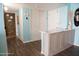 This light and airy foyer features neutral decor and sleek, modern flooring at 2800 N Atlantic Ave # 1411, Daytona Beach, FL 32118