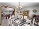 Open dining area with view to kitchen and living spaces at 3161 Appaloosa Ct, Kissimmee, FL 34746