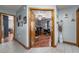 View into a personal office with hard wood floors and a ceiling fan at 3161 Appaloosa Ct, Kissimmee, FL 34746