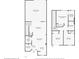 Detailed floor plan showcasing the layout of the home, including the living room, bedrooms, and bathrooms at 4743 Vero Beach Pl, Kissimmee, FL 34746