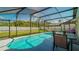 Inviting screened-in pool area, perfect for relaxing and entertaining at 5275 Warrior Ln, Kissimmee, FL 34746