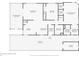 Detailed floor plan showing layout of living spaces, bedrooms, kitchen, and outdoor areas, along with dimensions at 6711 Canterbury Ne Dr, Winter Haven, FL 33881
