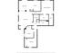 A black and white floor plan providing layout of the home including all rooms and walk-in closets at 7316 Hunters Greene Cir, Lakeland, FL 33810