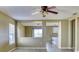 A view of the living room, which has an open concept with updated floors at 7316 Hunters Greene Cir, Lakeland, FL 33810