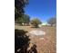 Backyard with outbuilding and trees at 1149 E Grove Ave, Lake Wales, FL 33853