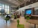 Community center with open seating, wellness hub, and modern amenities at 14129 Walcott Ave, Orlando, FL 32827