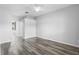 Bedroom with ceiling fan, neutral walls and closet at 213 Strathmore Cir, Kissimmee, FL 34744