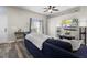 Relaxing living room with a large window and contemporary décor at 213 Strathmore Cir, Kissimmee, FL 34744