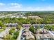 A sunny aerial view of the community with lush trees and blue skies at 3161 Britannia Blvd # A, Kissimmee, FL 34747