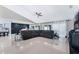 Spacious living room showcasing tiled floors and an open concept design at 3263 Lorimar Ln, St Cloud, FL 34772