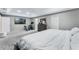 Spacious main bedroom with carpet flooring, TV, dresser, and open layout at 3263 Lorimar Ln, St Cloud, FL 34772