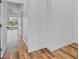 Hallway offers a view of the backyard pool and seamlessly connects interior spaces at 362 Villa Sorrento Cir, Haines City, FL 33844