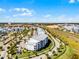 Modern apartment complex with on-site parking, convenient road access, and adjacent landscaping including newly planted street trees at 4721 Clock Tower Dr # 106, Kissimmee, FL 34746