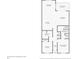 Detailed floor plan showcasing the layout of the kitchen, dining room, and living room at 4721 Clock Tower Dr # 106, Kissimmee, FL 34746