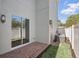 Private patio with brick pavers and easy access to the backyard at 1436 Stetson St, Orlando, FL 32804