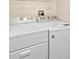 Laundry room with white washer and dryer at 258 Grouper Ct, Kissimmee, FL 34759