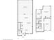 Detailed floor plan showcasing the layout of living spaces, bedrooms, and bathrooms at 2621 Corvette Lane, Kissimmee, FL 34746