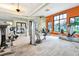 Well-equipped gym with modern exercise machines, bright lighting, and large windows overlooking the community at 2920 Windmill Dr, Kissimmee, FL 34741