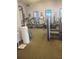 Community gym with treadmills, fitness equipment, a water cooler and dumbells for residents to use at 4032 Bougainvillea Pl, Kissimmee, FL 34746