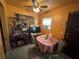 Dining room featuring a table and chairs, along with shelves and a window at 722 Belair Ave, Lakeland, FL 33801