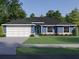 Charming single-Gathering home featuring a well-maintained lawn, a two-car garage, and a welcoming entrance at 101 Sail Way, Kissimmee, FL 34759