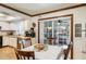 Eat-in kitchen featuring updated appliances and a view to the back patio at 2429 Oak Run Blvd, Kissimmee, FL 34744