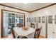 Cozy breakfast nook with a sliding glass door provides access to the outdoor area at 2429 Oak Run Blvd, Kissimmee, FL 34744