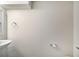 Stylish half-bathroom with pedestal sink, tile floors, and modern fixtures at 4672 Tribute Trl, Kissimmee, FL 34746