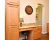 Built-in home office nook with granite desk and ample storage space at 1230 Wright Cir # 5309, Celebration, FL 34747