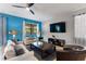 Spacious living room with ample seating, providing a cozy atmosphere at 1454 Myrtlewood St, Davenport, FL 33896