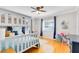 A vibrant bedroom featuring a bunk bed and playful decor at 1510 E Ridgewood St, Orlando, FL 32803