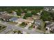 Aerial view of the neighborhood displays well-maintained homes and landscaping at 1915 Acacia Dr, Kissimmee, FL 34758