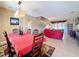 Elegant dining area with a formal dining table set for a cozy and inviting meal at 1915 Acacia Dr, Kissimmee, FL 34758