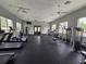 View of the on-site fitness center with exercise equipment and natural light at 1915 Acacia Dr, Kissimmee, FL 34758